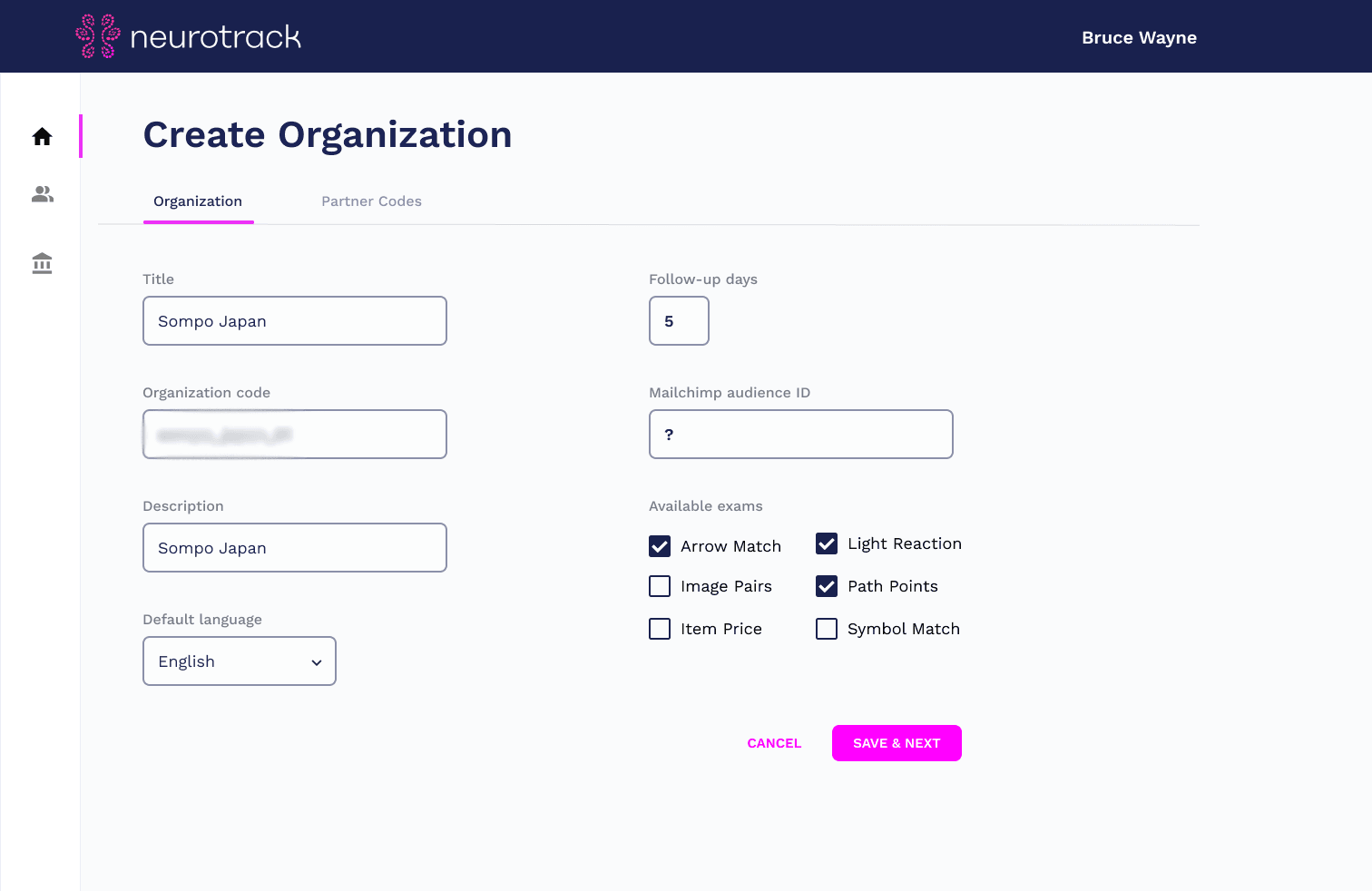 Neurotrack Care - Healthcare Provider Administrative Panel gallery image 2 - Web Application & Healthcare & Web Design project showcasing Vue.js and TypeScript development for Neurotrack