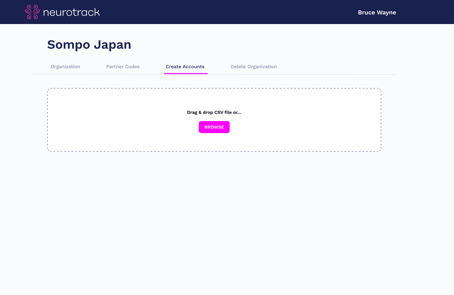 Neurotrack Care - Healthcare Provider Administrative Panel gallery image 5 - Web Application & Healthcare & Web Design project showcasing Vue.js and TypeScript development for Neurotrack