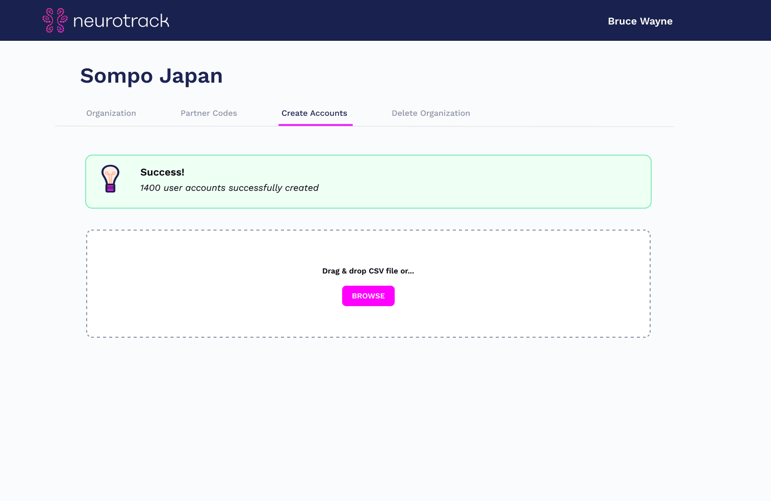 Neurotrack Care - Healthcare Provider Administrative Panel gallery image 6 - Web Application & Healthcare & Web Design project showcasing Vue.js and TypeScript development for Neurotrack
