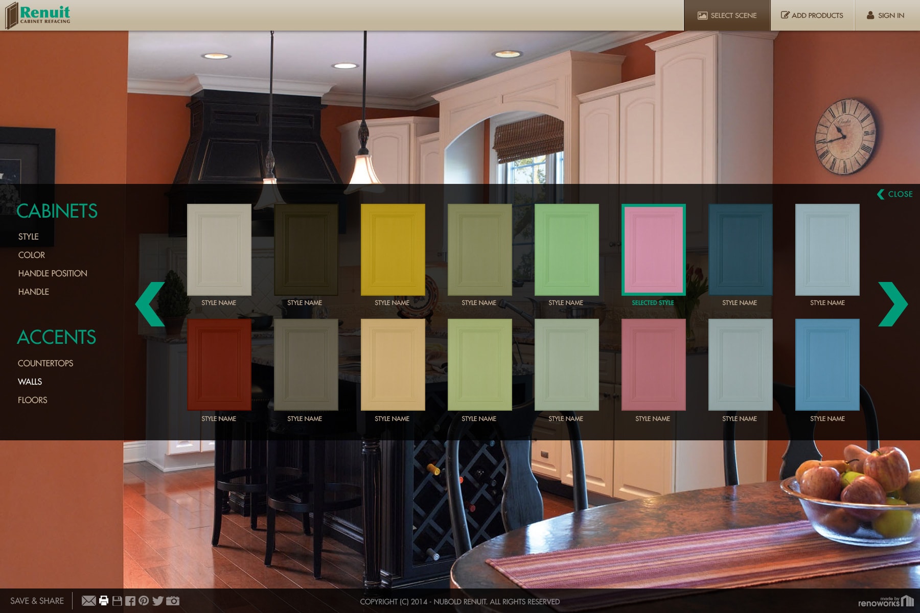 Renuit - Cabinet Re-facing Visualizer hero image - Web Application & Web Design project for Renuit by Calgary web developer James Allen