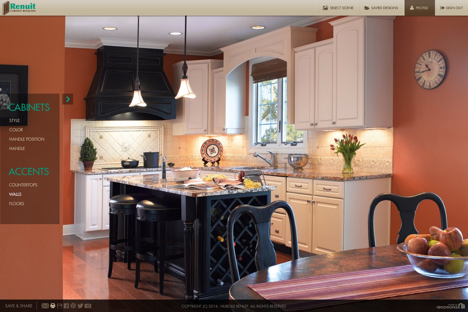 Renuit - Cabinet Re-facing Visualizer gallery image 3 - Web Application & Web Design project showcasing Renoworks Visualizer and JavaScript development for Renuit