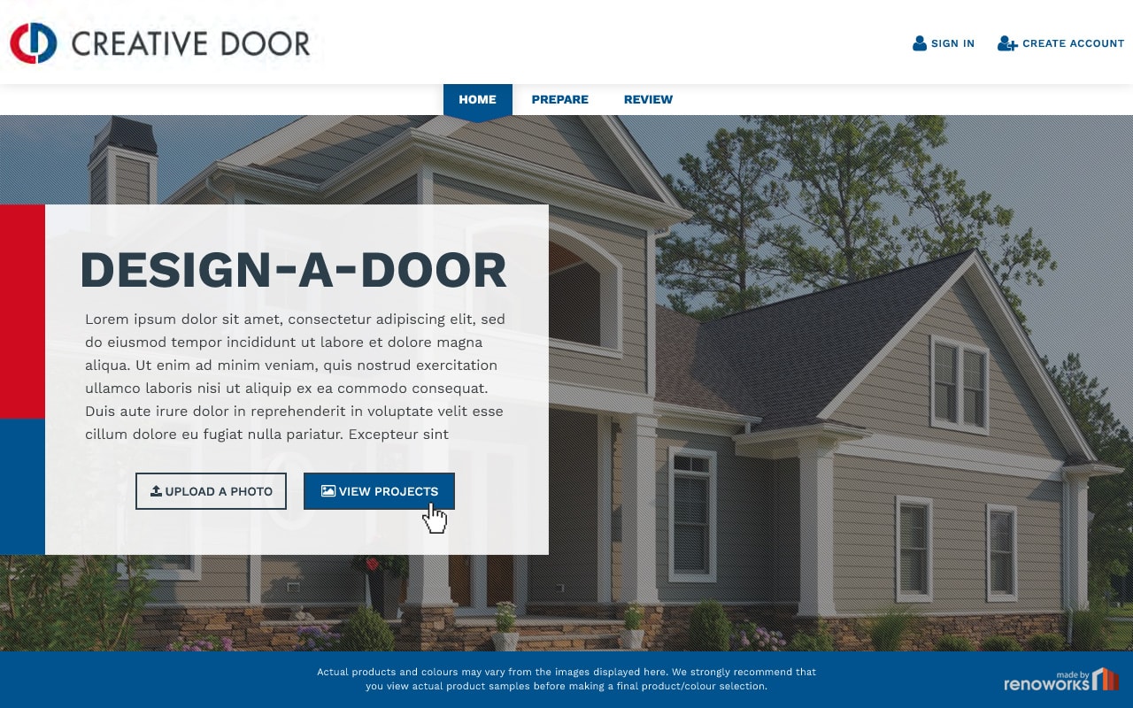 Creative Door - Mobile-Responsive Interface Design hero image - Web Application & Web Design project for Creative Door by Calgary web developer James Allen