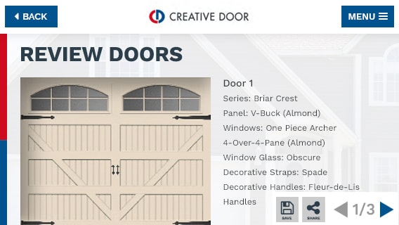 Creative Door - Mobile-Responsive Interface Design gallery image 6 - Web Application & Web Design project showcasing Renoworks Visualizer Platform and JavaScript development for Creative Door