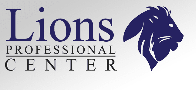 Lions Professional Center - Logo Design - Graphic Design project by Calgary web developer James Allen showcasing Illustrator and Photoshop development