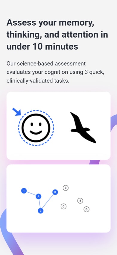 Neurotrack Exams - Cross-Device Cognitive Assessment Platform gallery image 3 - Web Application & Healthcare & Web Development project showcasing Vue.js and TypeScript development for Neurotrack