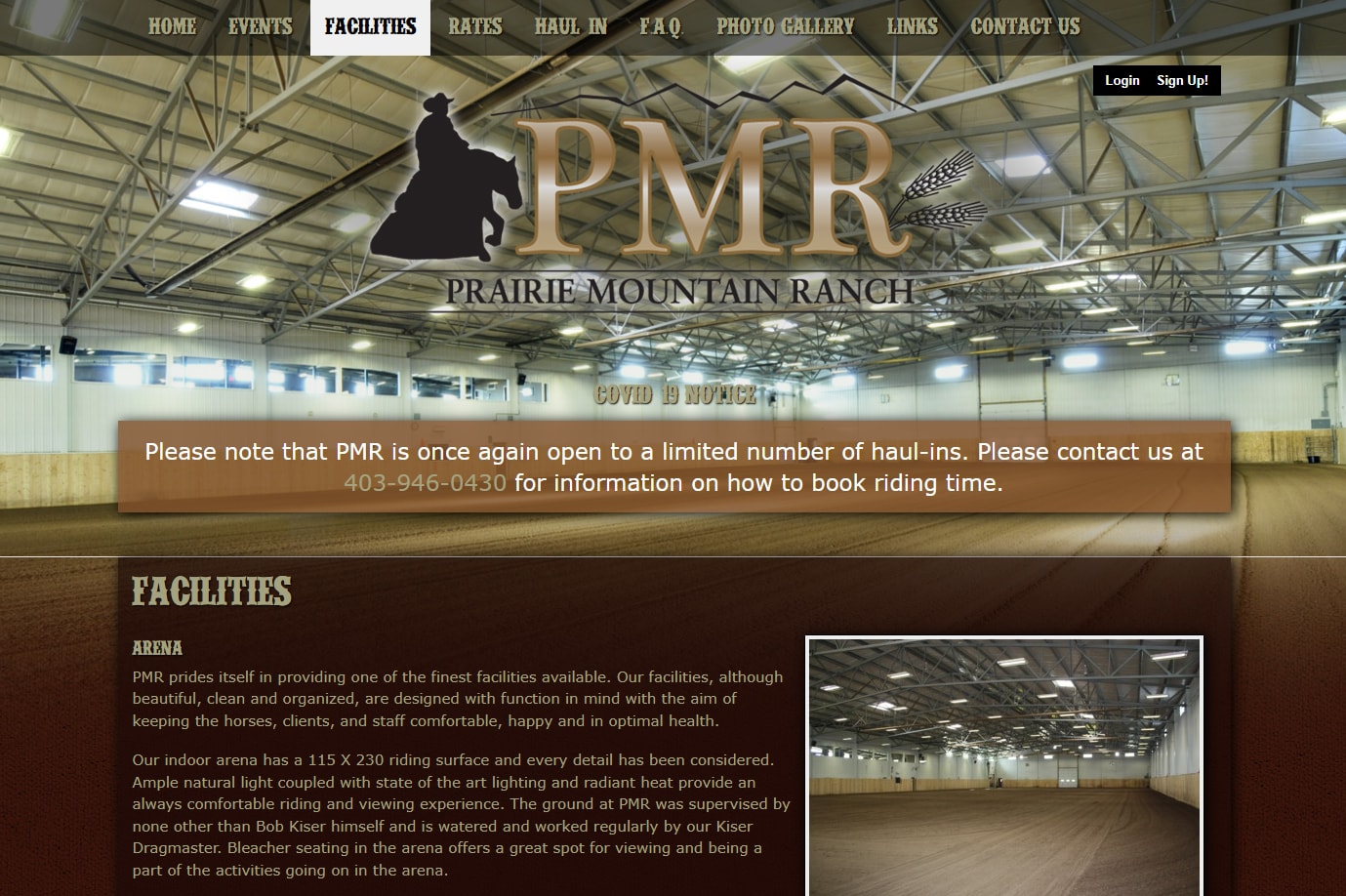 Prairie Mountain Ranch - Drupal CMS Website gallery image 2 - Web Development & Web Design & Content Management project showcasing Drupal 7 and HTML development for Prairie Mountain Ranch