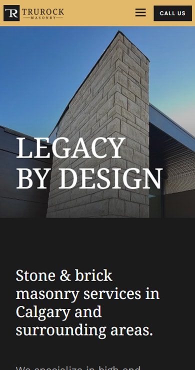 TruRock Masonry - Logo Design, Website & Local SEO gallery image 4 - Web Development & Website Design & Logo & Brand Design project showcasing Next.js and TypeScript development for TruRock Masonry